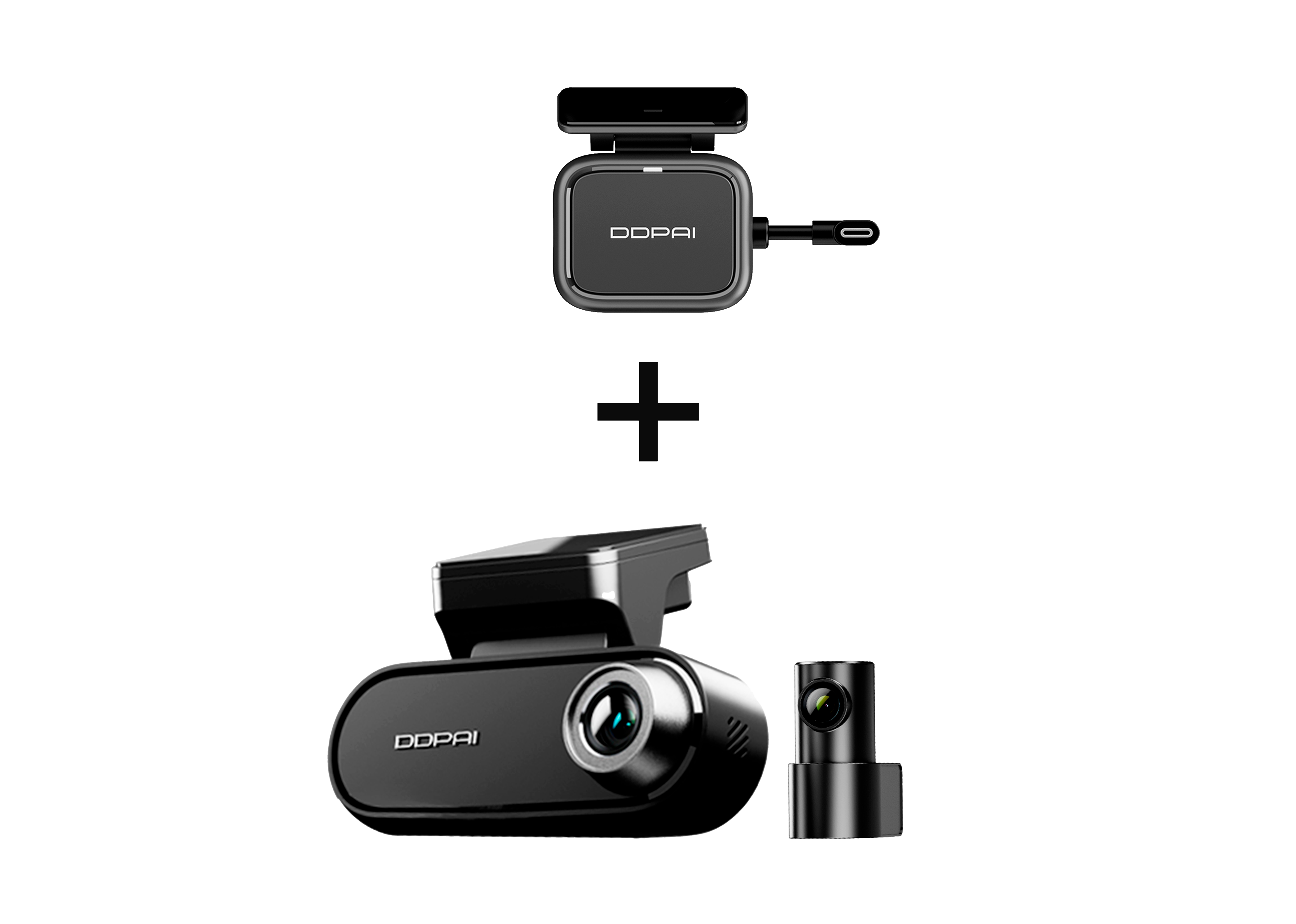 DDPAI N5 Dual GPS Araç İçi Kamerası + Radar Modülü Kablolu Kit