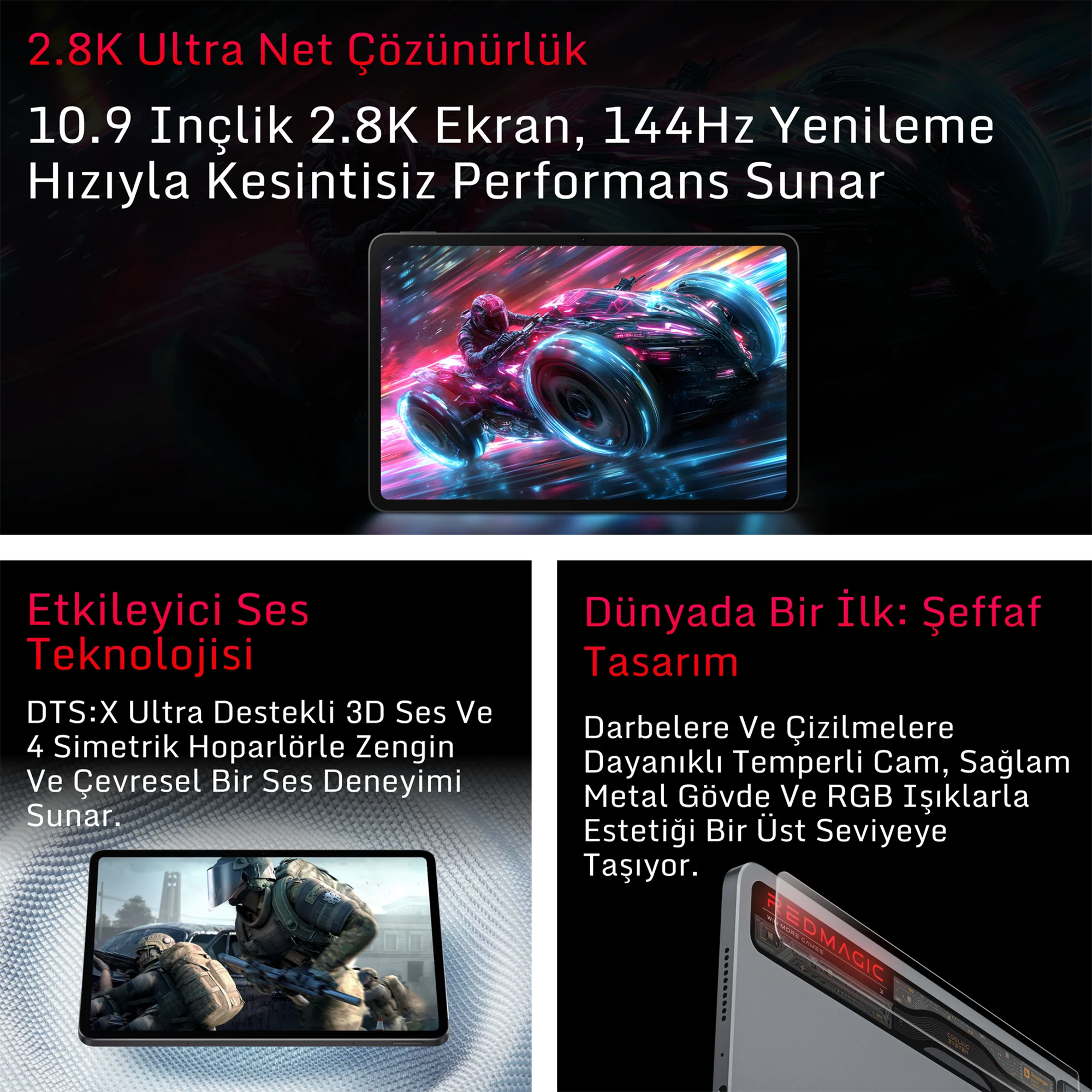 RedMagic Nova Gaming Tablet 16-512 GB