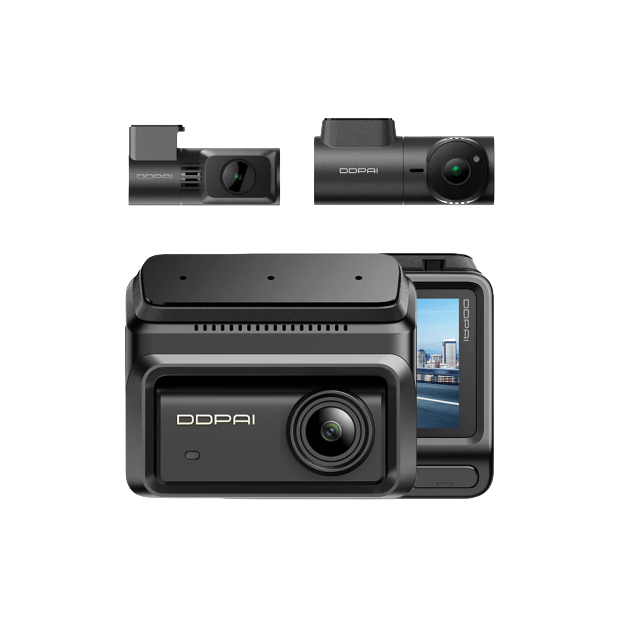 DDPAI Z90 - 3 Kameralı 4K Akıllı Araç İçi Kamera (Ön + İç + Arka)