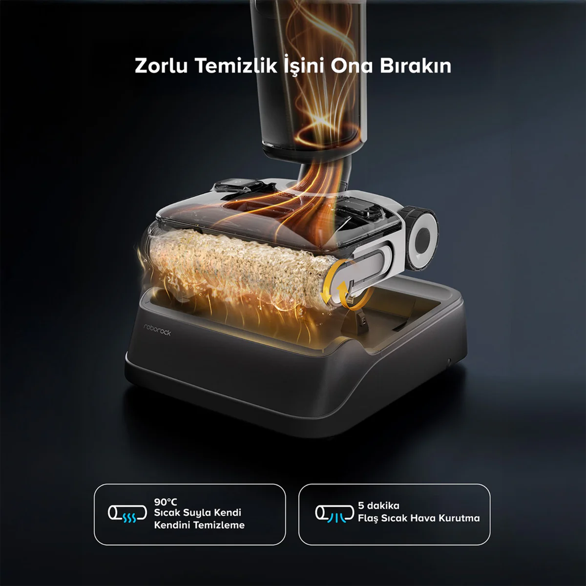 Roborock F25 ACE Islak Kuru Akıllı Dikey Süpürge