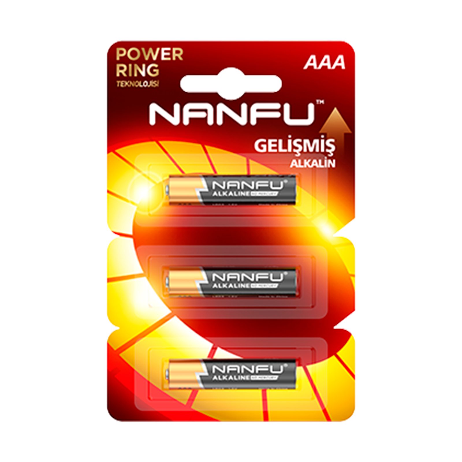 Nanfu 1.5v Alkalin Pil - AAA LR03 (3 Adet)