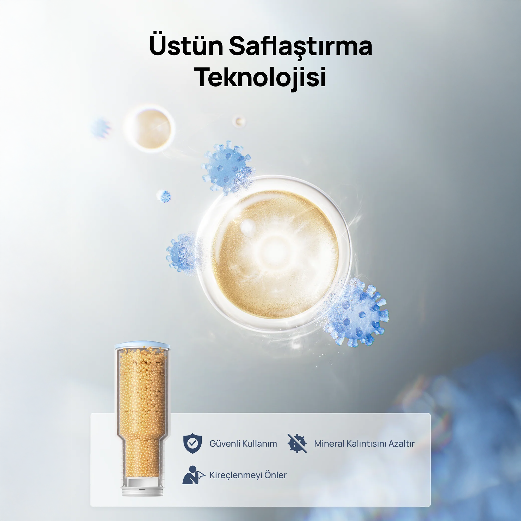 DREO Nemlendirici Kireç Önleyici Filtre – 3’lü Paket