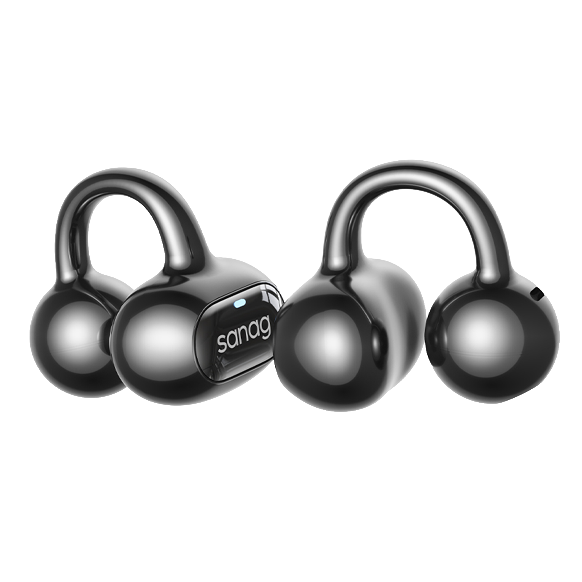 SANAG S8S AI Freeclip Açık-Kulak Spor Bluetooth Kulaklık – Ultra Hafif TWS Tasarım, Yapay Zekâ Destekli, ENC Gürültü Önleme, IP54 Suya & Tere Dayanıklı