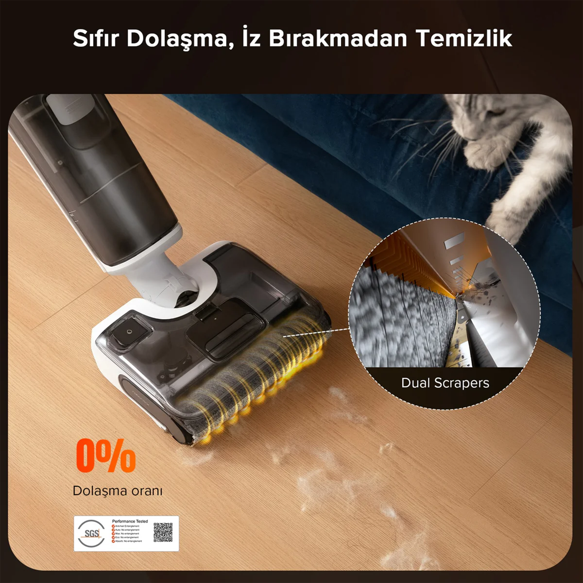 Roborock F25 RT Islak Kuru Akıllı Dikey Süpürge