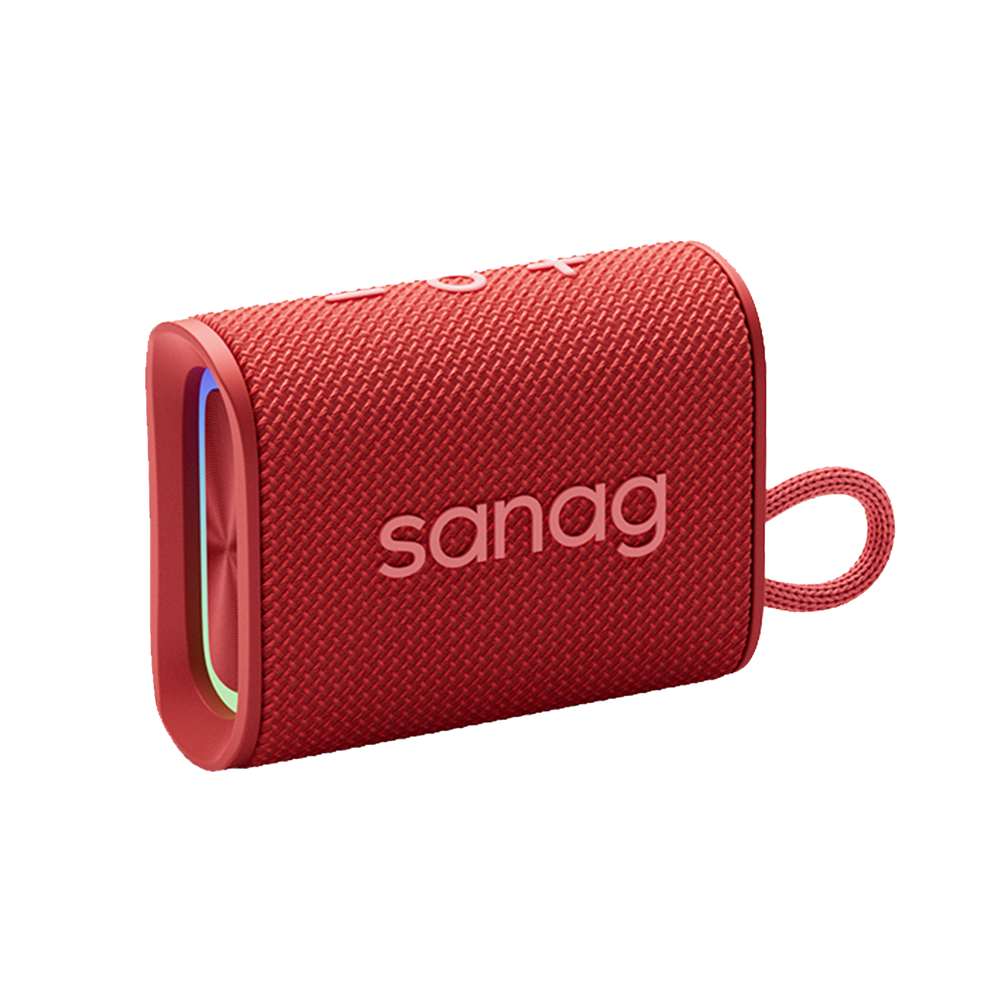 SANAG M13S II Pro Max Mini Bluetooth Hoparlör – 360° Surround Ses, IPX7 Su Geçirmez, Uzun Pil Ömrü - Kırmızı